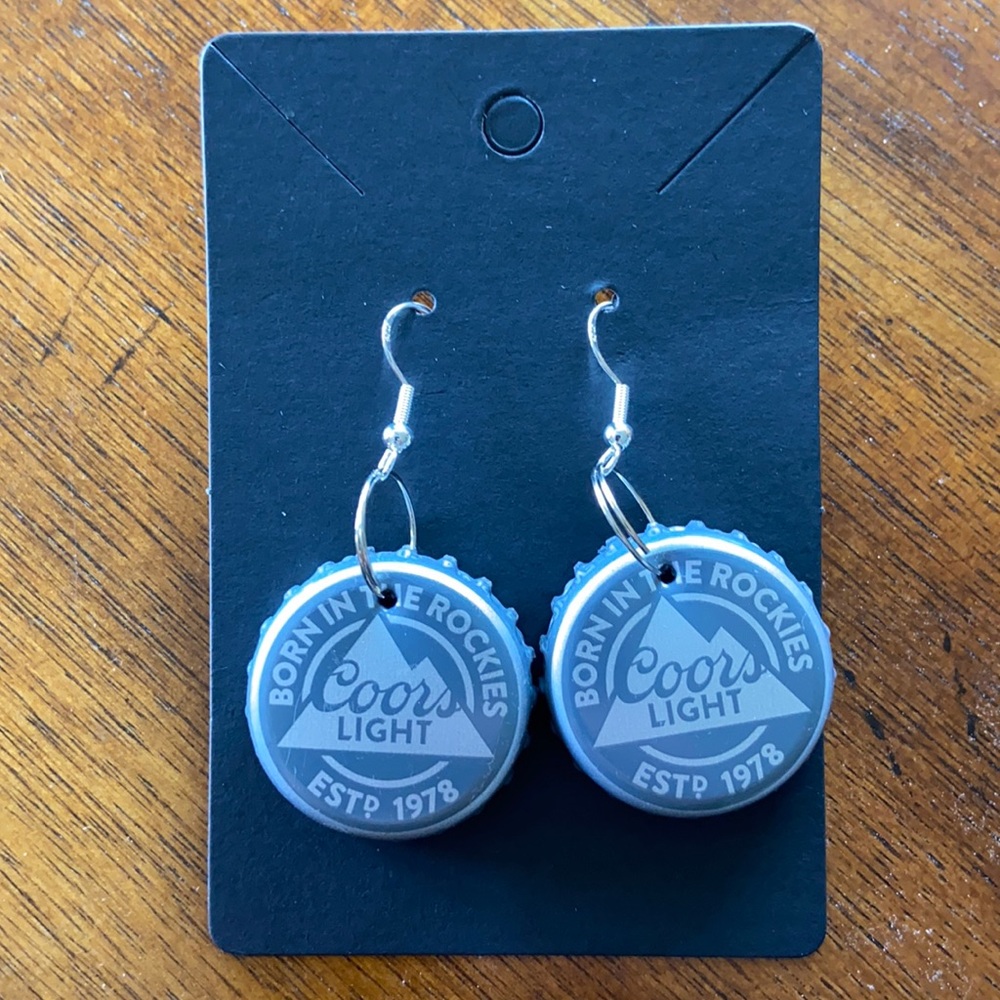COPY - Coors Light dangle earrings